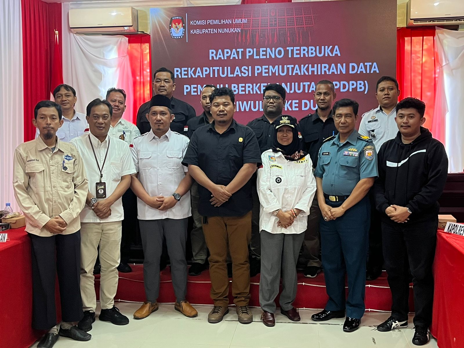 Rapat Pleno Terbuka PDPB KPU Nunukan Triwulan II Tahun 2025