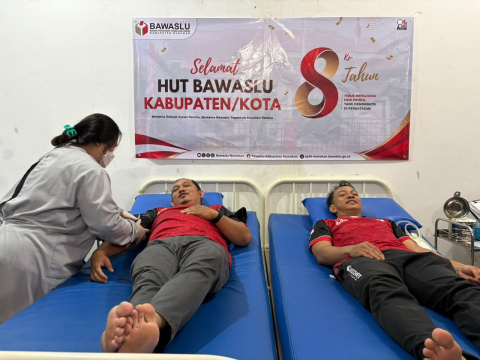 donor darah bawaslu nunukan
