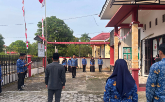Upacara Bendera HUT 81 RI Bawaslu Nunukan